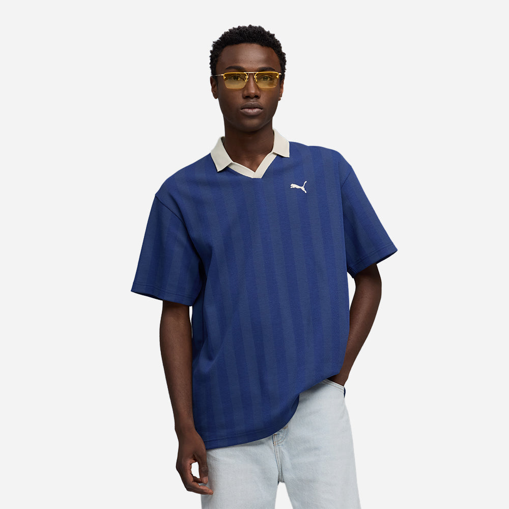 Áo Polo Nam Puma Class Relaxed Pinnacle - Xanh Dương - Supersports Vietnam