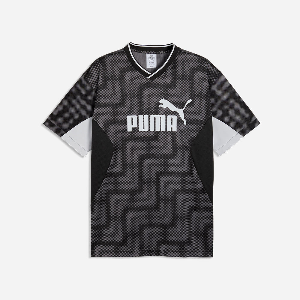 Áo Thun Đá Bóng Nam Puma Essentials Block Relaxed - Đen - Supersports Vietnam