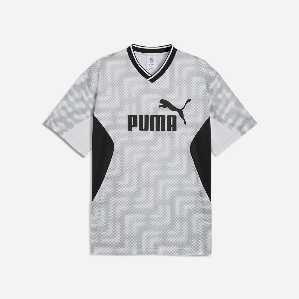 Áo Thun Đá Bóng Nam Puma Essentials Block Relaxed - Trắng - Supersports Vietnam