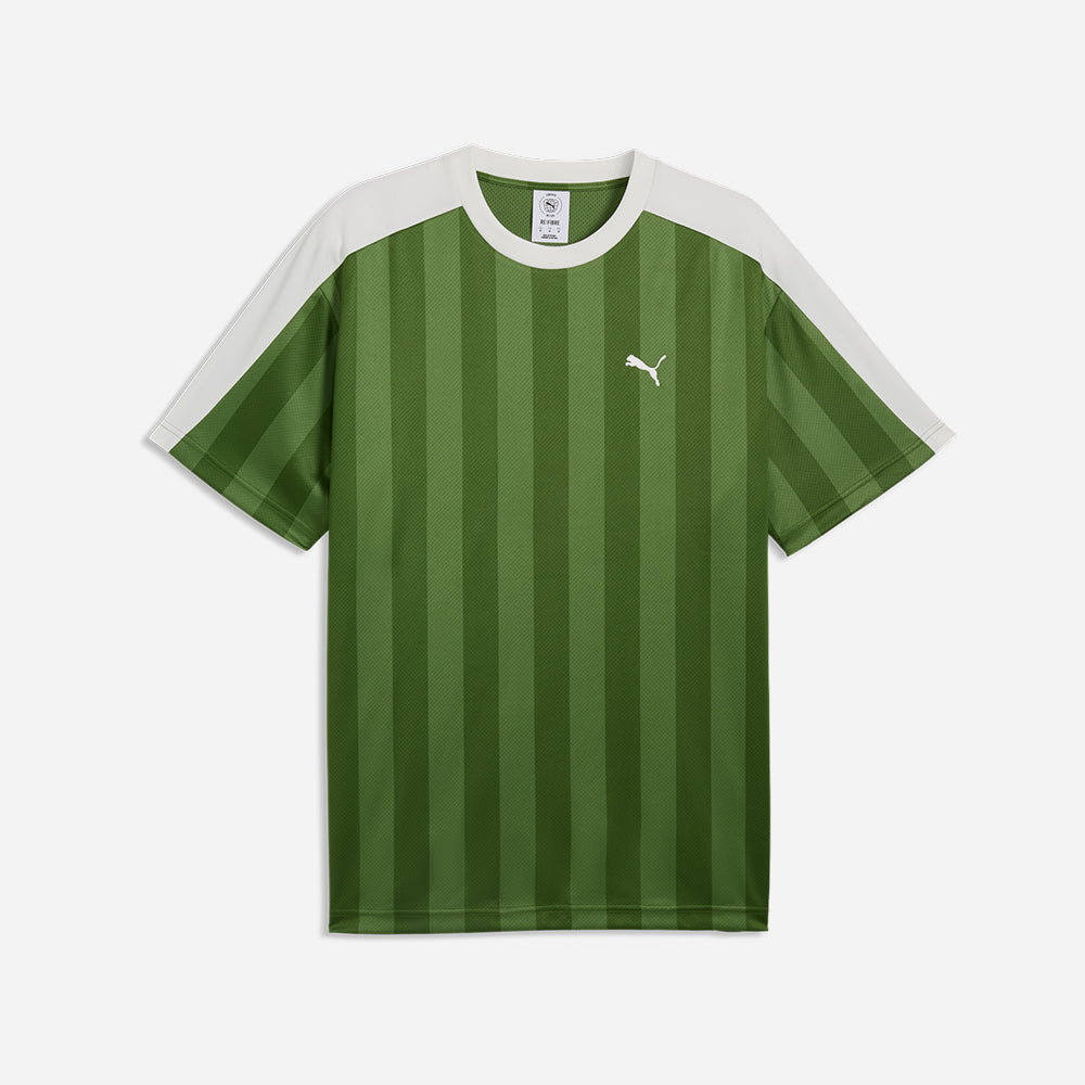 Áo Thun Đá Bóng Nam Puma Essentials T7 Relaxed - Xanh Lá - Supersports Vietnam