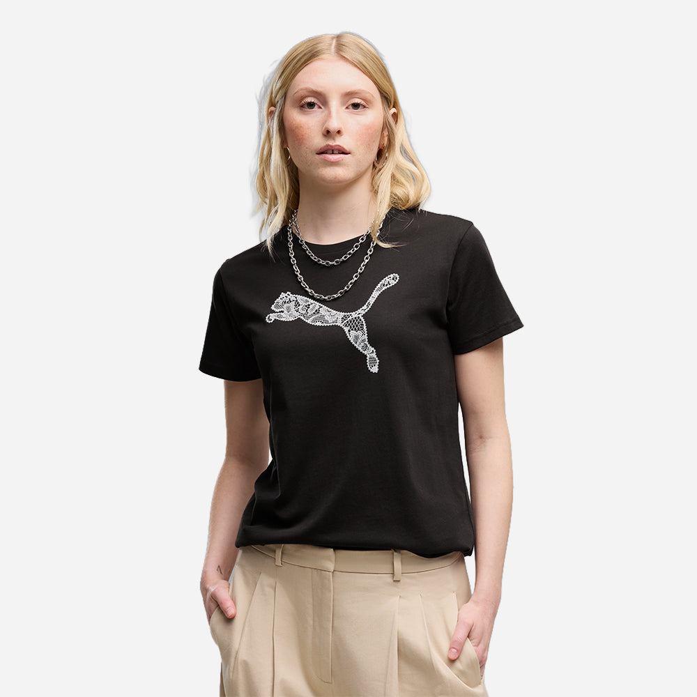 Áo Thun Nữ Puma Graphics Cat Lace - Supersports Vietnam