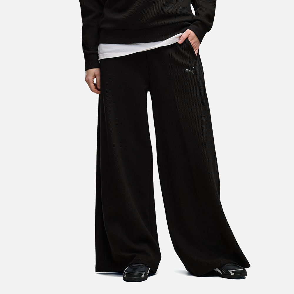 Quần Dài Thể Thao Nữ Puma Class Relaxed Wide Leg - Supersports Vietnam