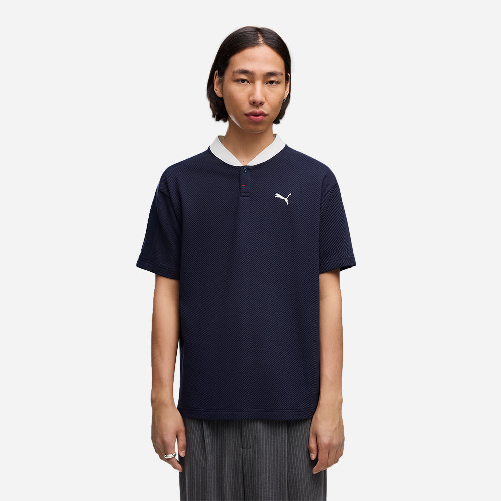 Áo Thun Nam Puma Class Relaxed Material - Xanh Navy - Supersports Vietnam