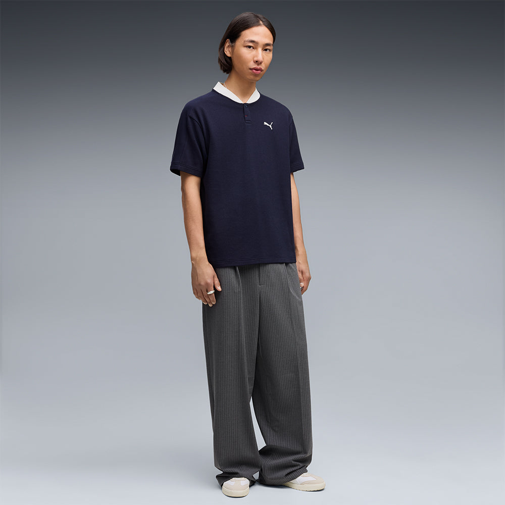 Áo Thun Nam Puma Class Relaxed Material - Xanh Navy - Supersports Vietnam