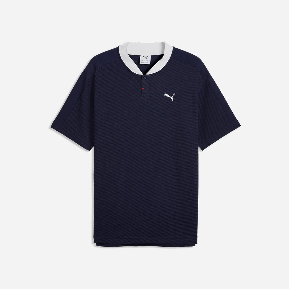 Áo Thun Nam Puma Class Relaxed Material - Xanh Navy - Supersports Vietnam