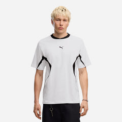 Men's Puma Sport Relaxed Blocking T-Shirt - White