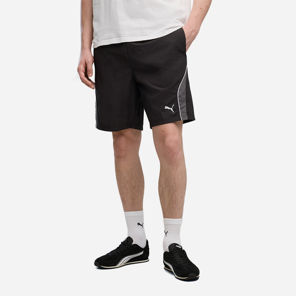 Quần Ngắn Thời Trang Nam Puma Sport Woven Fabric - Đen - Supersports Vietnam