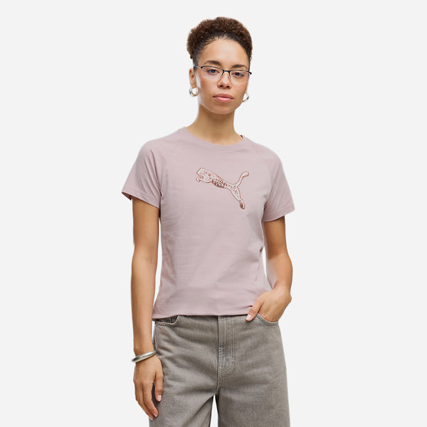 Áo Thun Nữ Puma Essentials Sequins - Hồng - Supersports Vietnam