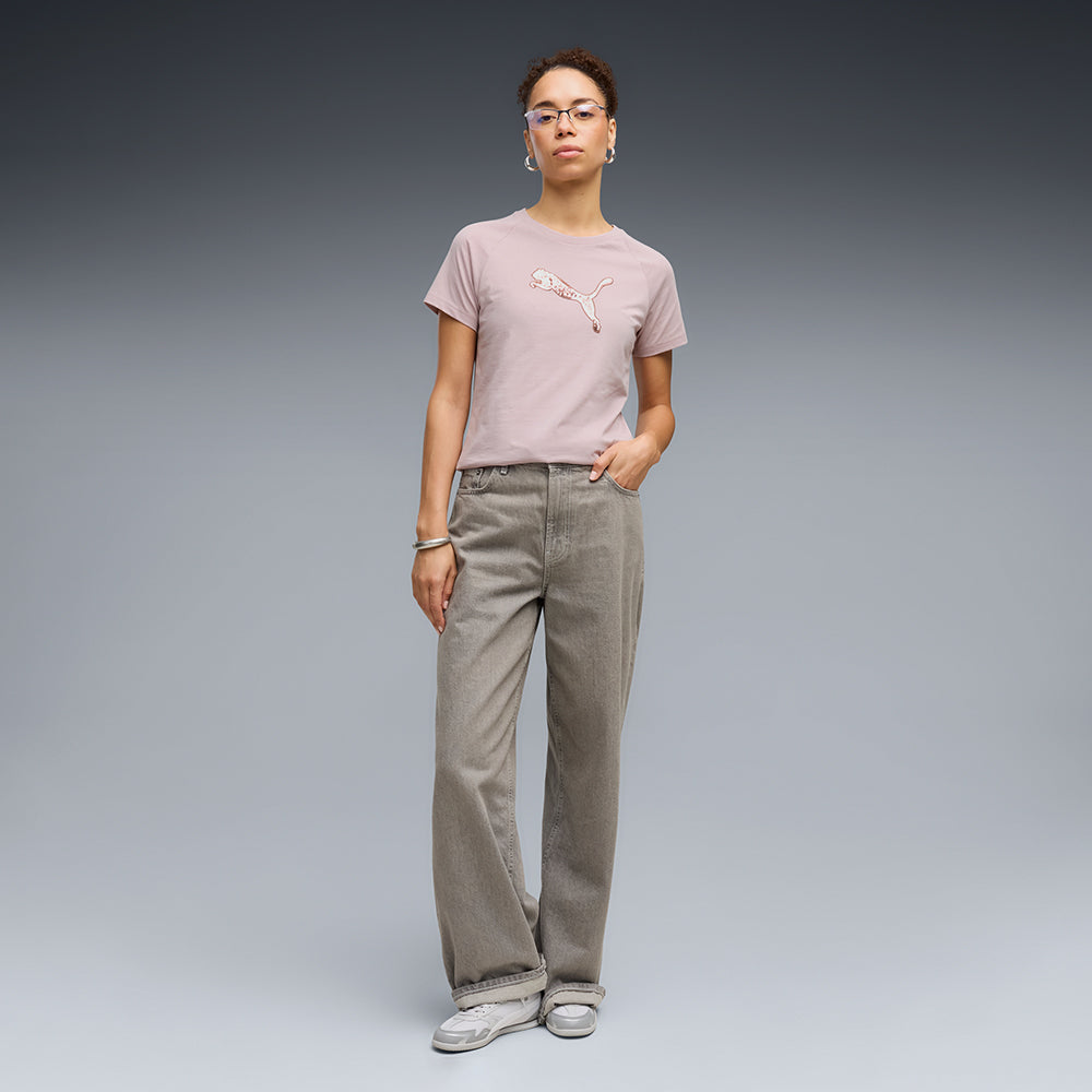 Áo Thun Nữ Puma Essentials Sequins - Hồng - Supersports Vietnam