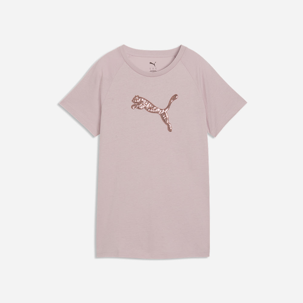 Áo Thun Nữ Puma Essentials Sequins - Hồng - Supersports Vietnam