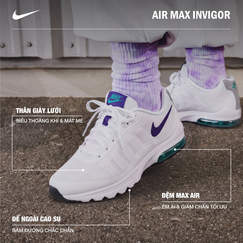 Giày Sneaker Nữ Nike Air Max Invigor - Trắng - Supersports Vietnam