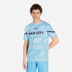 Áo Đá Bóng Nam Puma Man City Prematch Football - Xanh Dương - Supersports Vietnam
