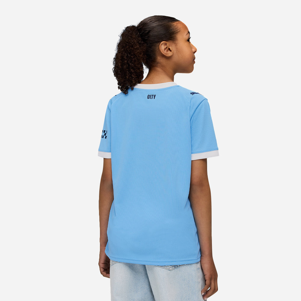 Áo Đá Bóng Trẻ Em Puma Mancherter City Replica Sân Nhà 25/26 - Xanh Dương - Supersports Vietnam