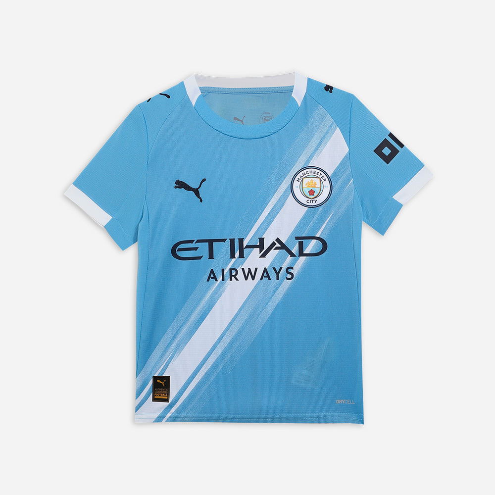 Áo Đá Bóng Trẻ Em Puma Mancherter City Replica Sân Nhà 25/26 - Xanh Dương - Supersports Vietnam