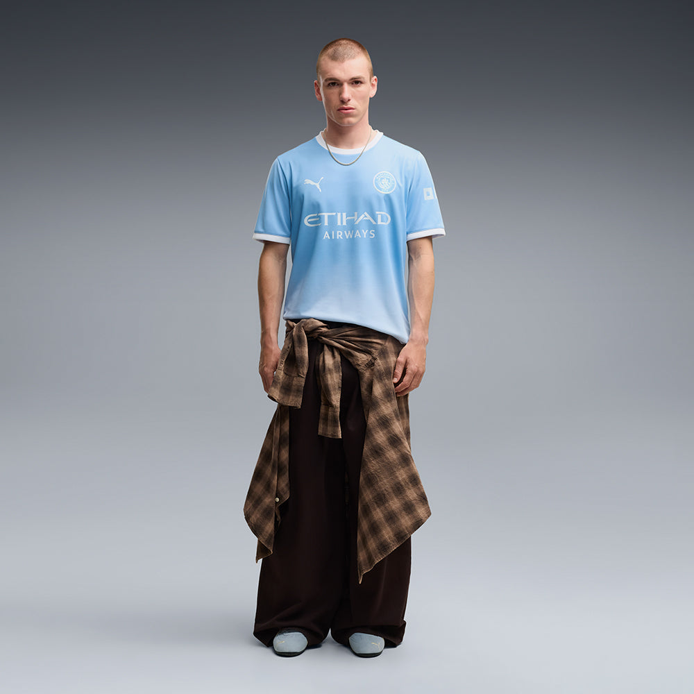 Áo Đá Bóng Nam Puma Sân Nhà Manchester City 26/27 Replica - Xanh Dương - Supersports Vietnam