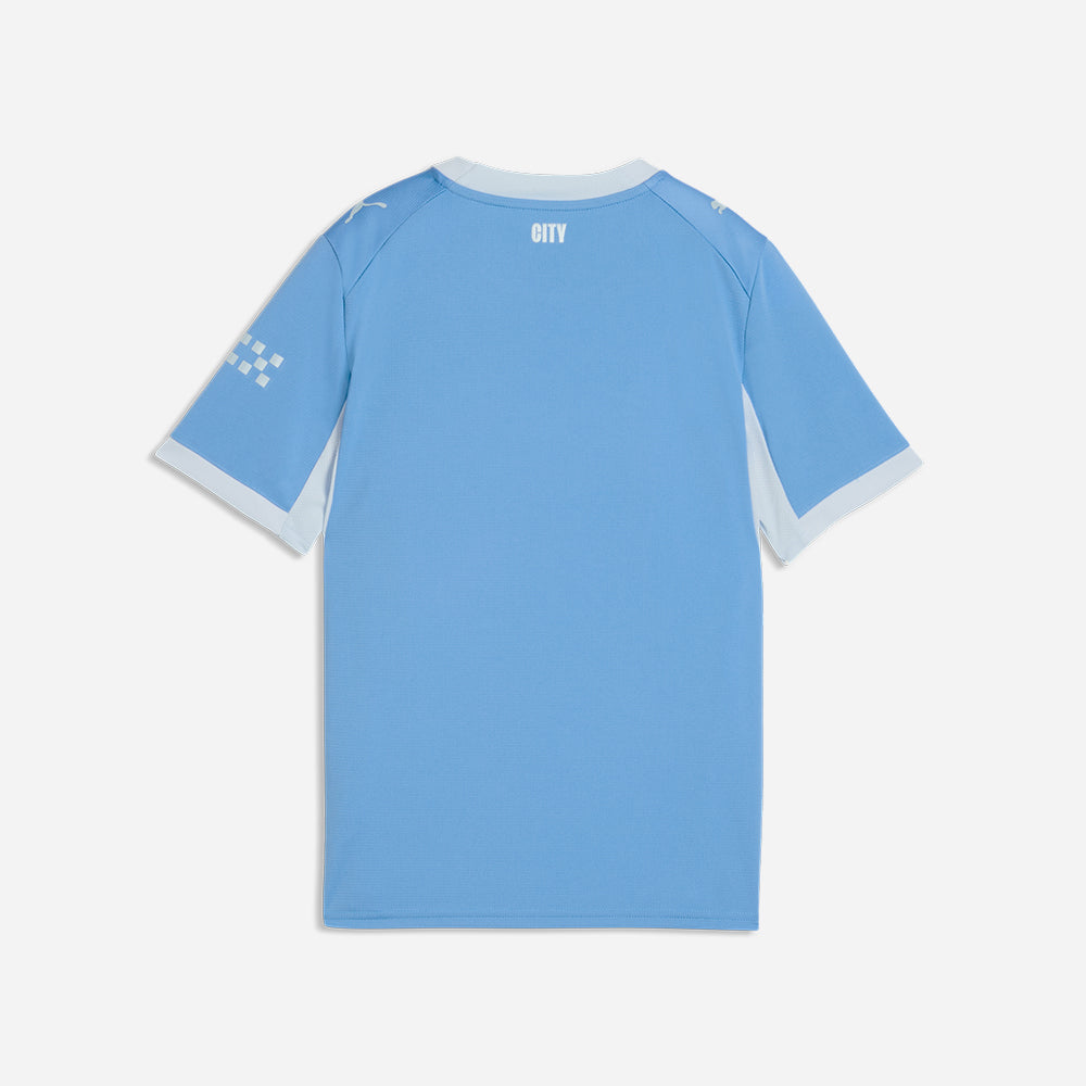 Áo Đá Bóng Trẻ Em Puma Sân Nhà Manchester City Replica Jr - Xanh Dương - Supersports Vietnam