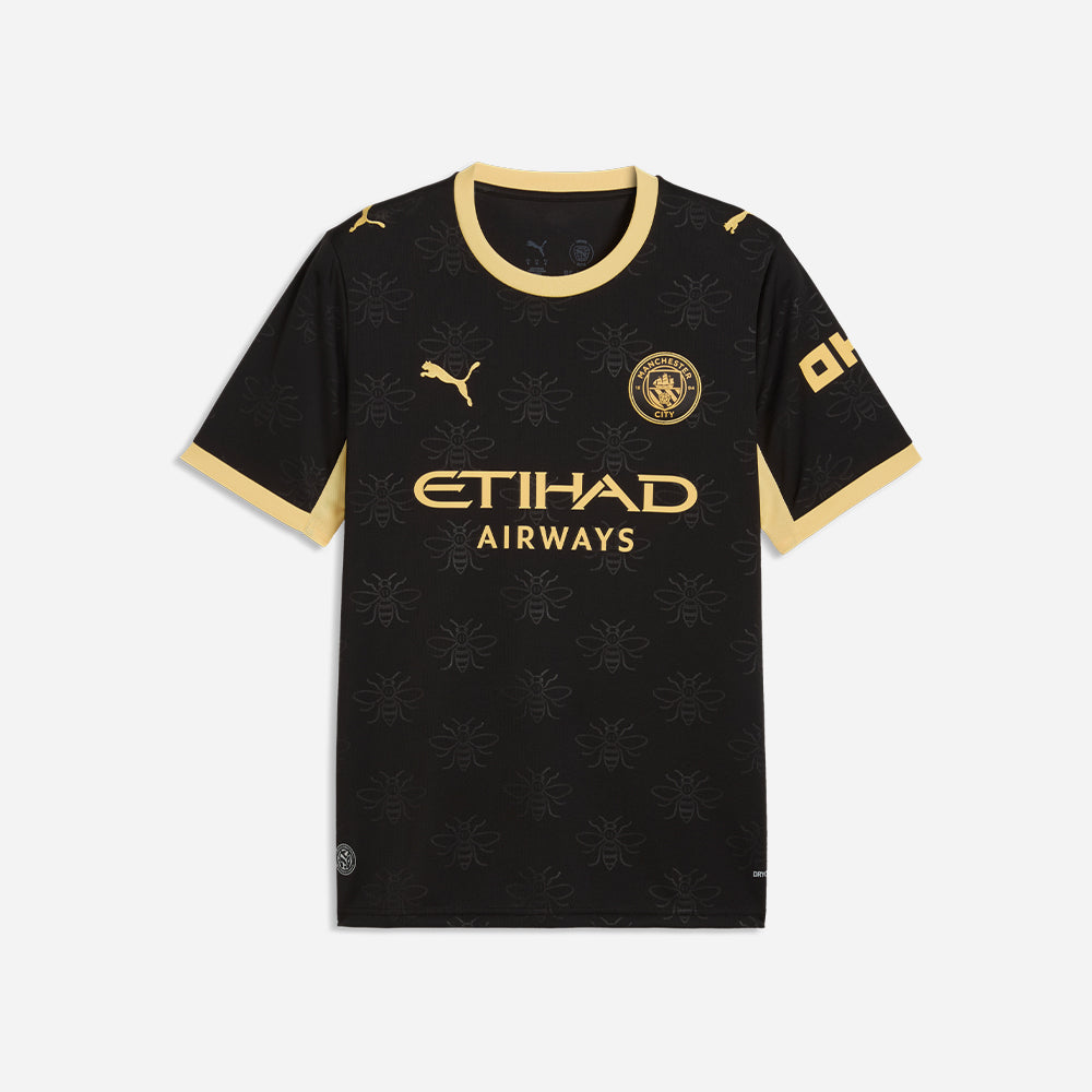 Áo Đá Bóng Nam Puma Sân Khách Manchester City 26/27 Replica - Đen - Supersports Vietnam