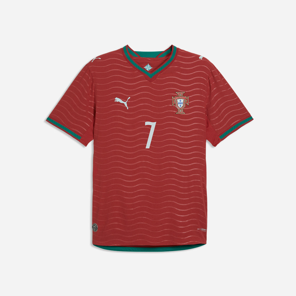 Áo Đá Bóng Nam Puma Sân Nhà Portugal Authentic Player - Đỏ - Supersports Vietnam