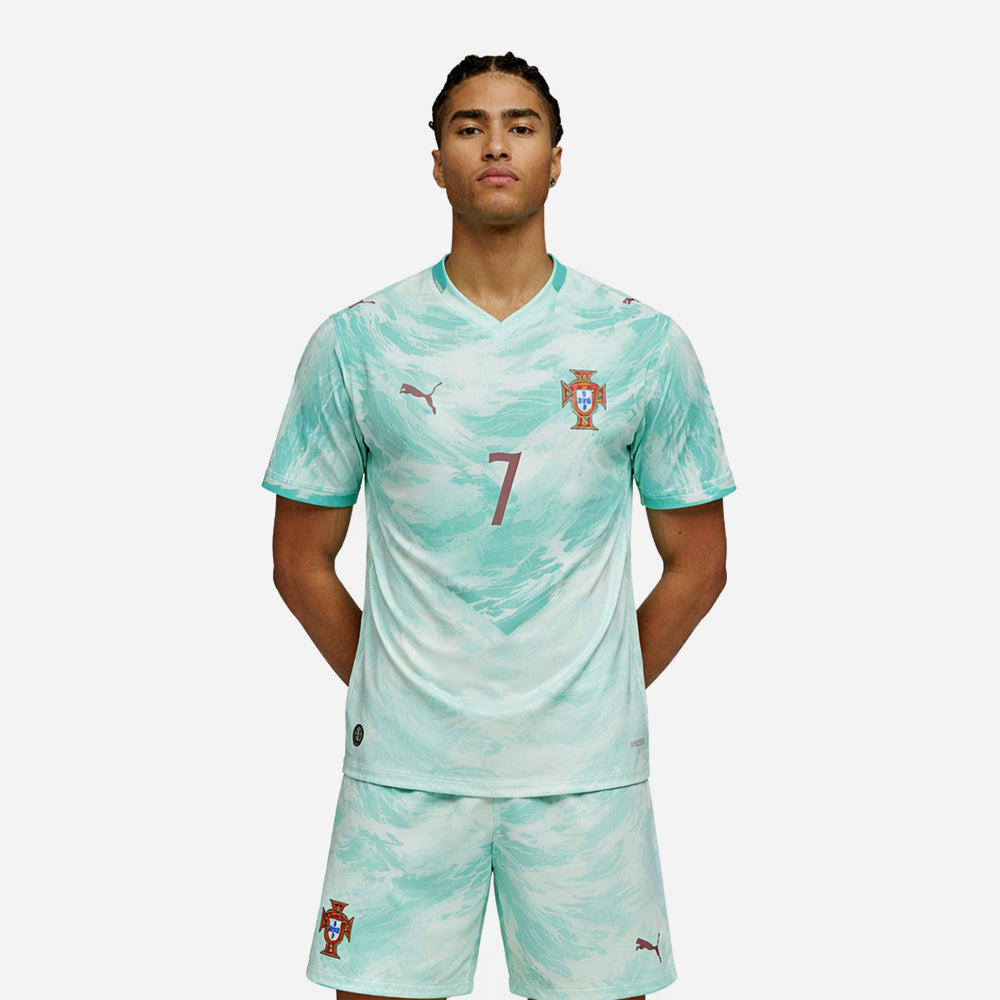 Áo Đá Bóng Nam Puma Sân Khách Portugal Replica Player - Xanh Mint - Supersports Vietnam