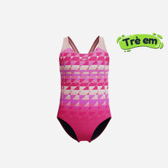 Đồ Bơi Một Mảnh Bé Gái Speedo Print Splashback - Hồng - Supersports Vietnam