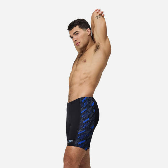 Men's Speedo Hyperboom Panel Aquashort - Black