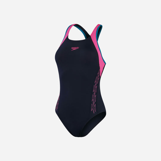 Women's Speedo Hyperboom Flyback Swimsuit - Black