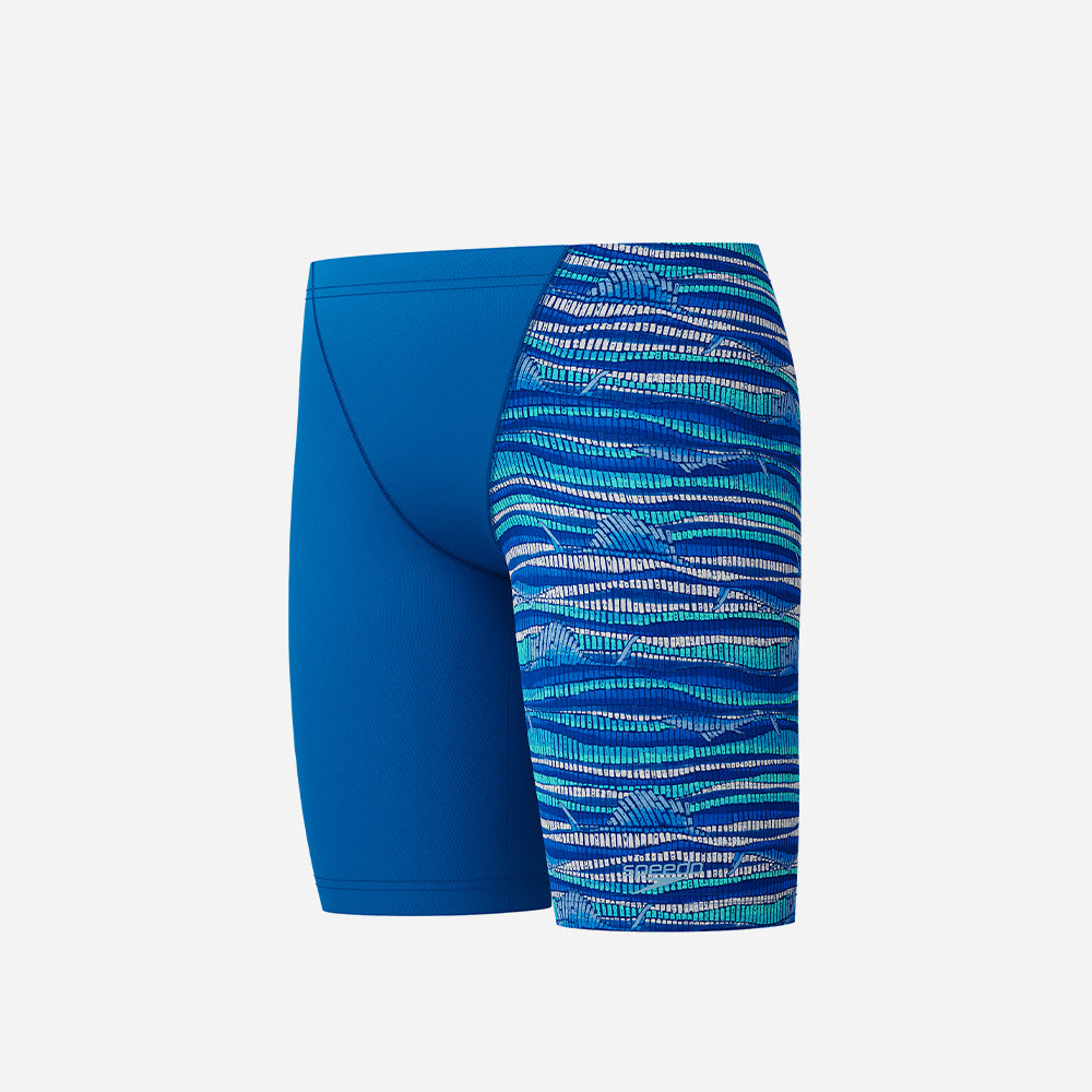 Quần Bơi Bé Trai Speedo Allover Leg V Cut - Xanh Dương - Supersports Vietnam