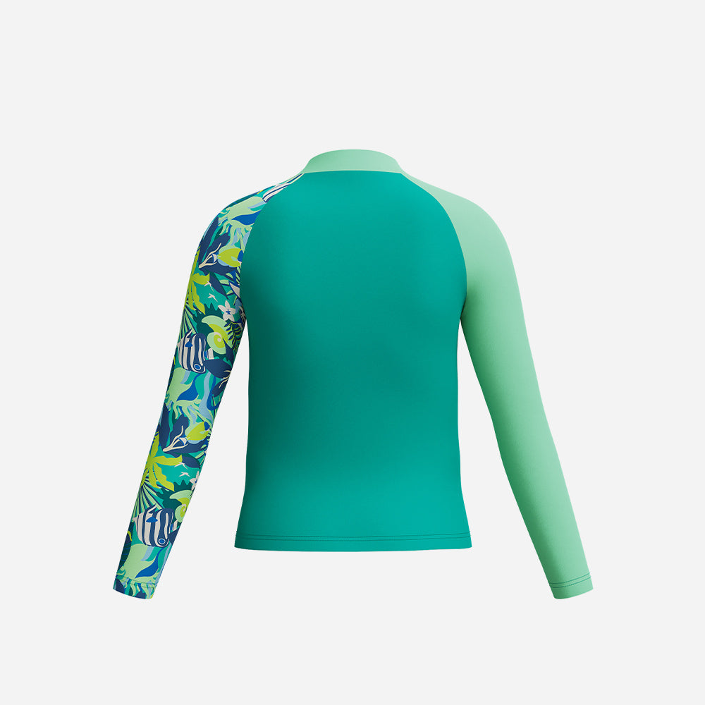 Áo Bơi Chống Nắng Bé Trai Speedo Printed Long Sleeve - Supersports Vietnam