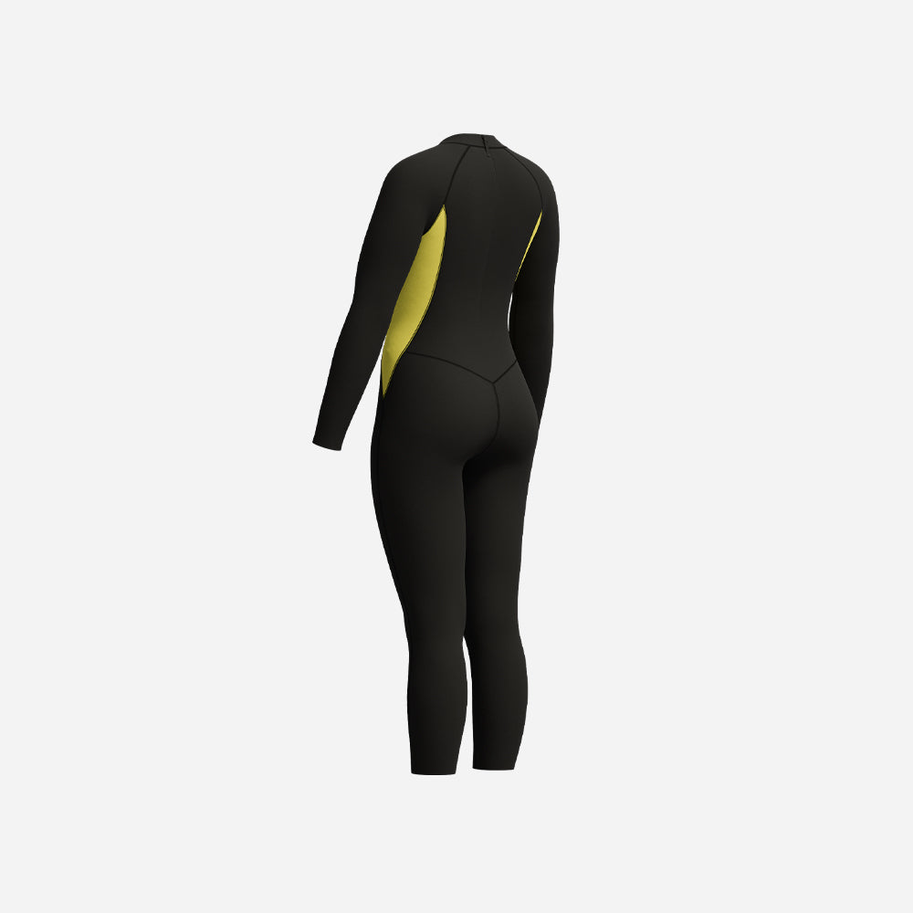 Đồ Bơi Chống Nắng Nữ Speedo Long Sleeves Panel (Asia Fit) - Vàng - Supersports Vietnam