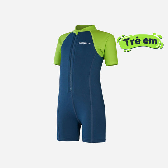 Boys' Speedo Essentials Wetsuit Harmony Swimsuit - Navy