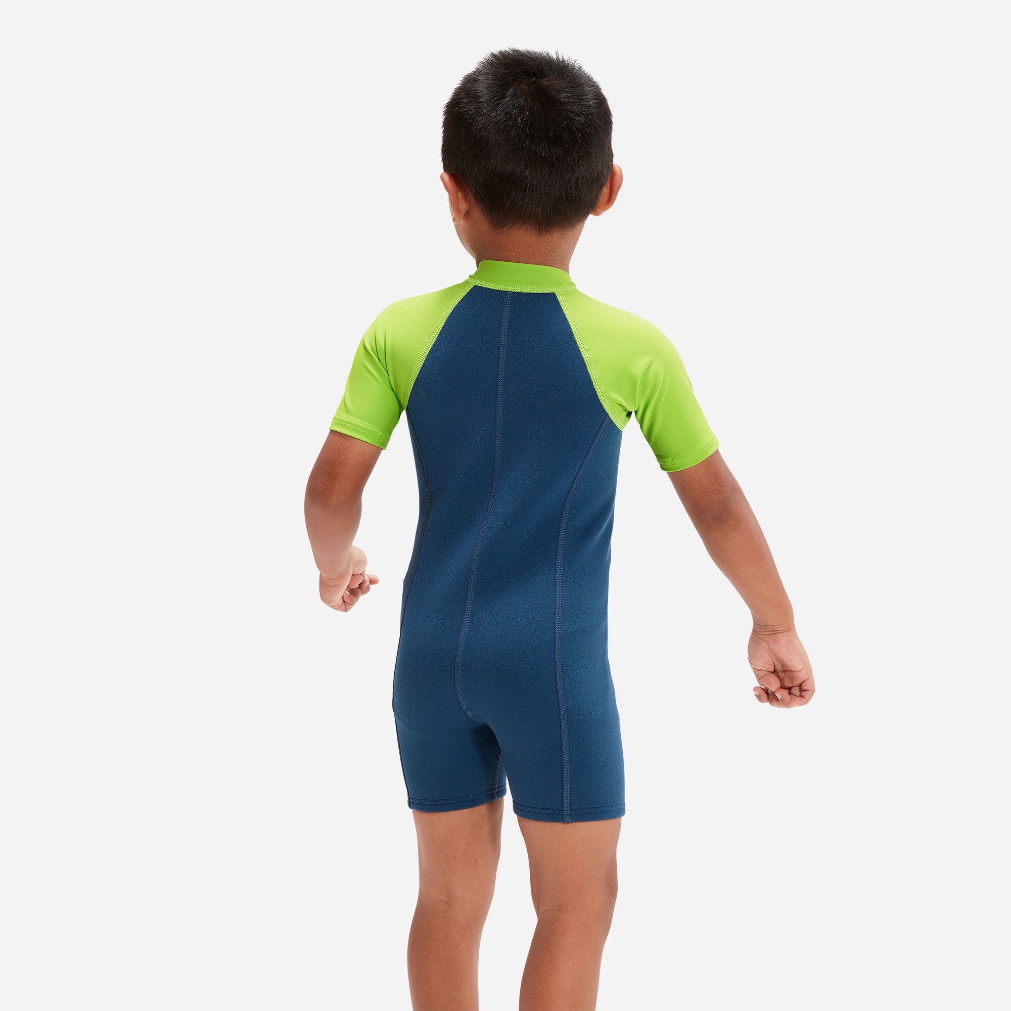 Bộ Đồ Bơi Chống Nắng Bé Trai Speedo Learn To Swim Nsut Blue/Green - Supersports Vietnam