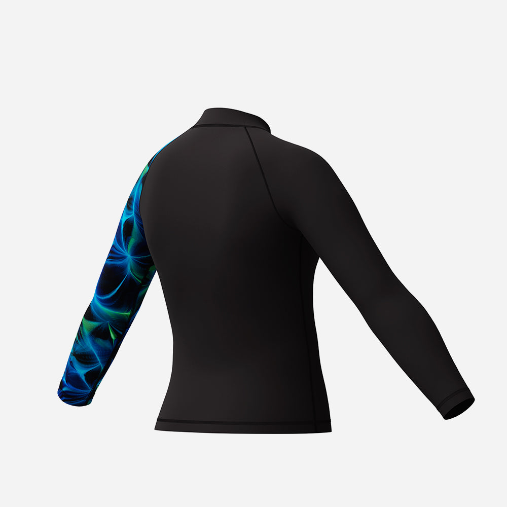 Áo Bơi Chống Nắng Bé Trai Speedo Long Sleeve Print - Đen - Supersports Vietnam
