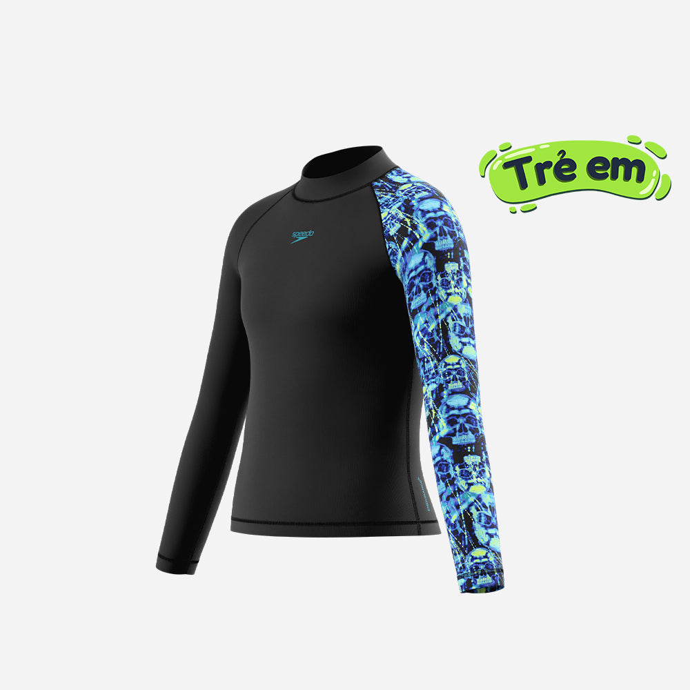 Áo Bơi Chống Nắng Bé Trai Speedo Long Sleeve Print - Supersports Vietnam