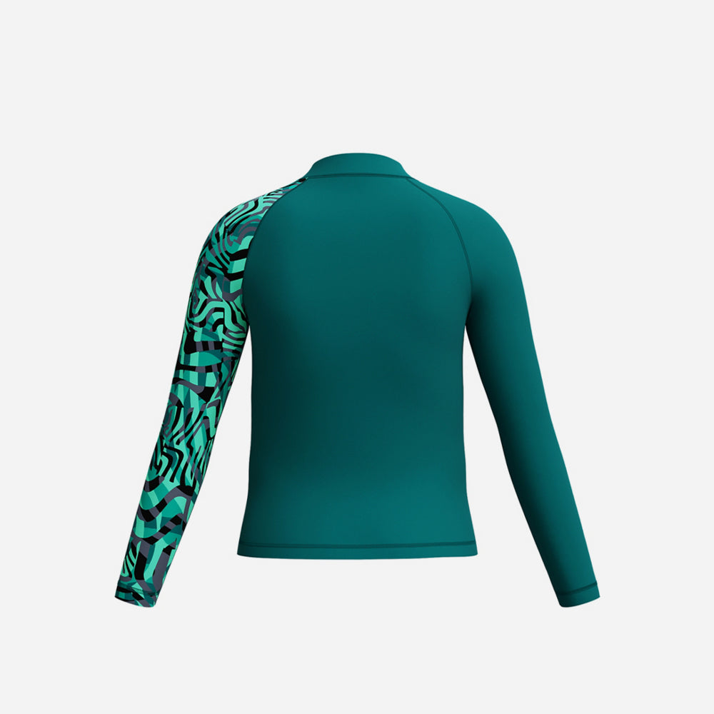 Áo Bơi Chống Nắng Bé Trai Speedo Digital Long Sleeves - Xanh Lá - Supersports Vietnam