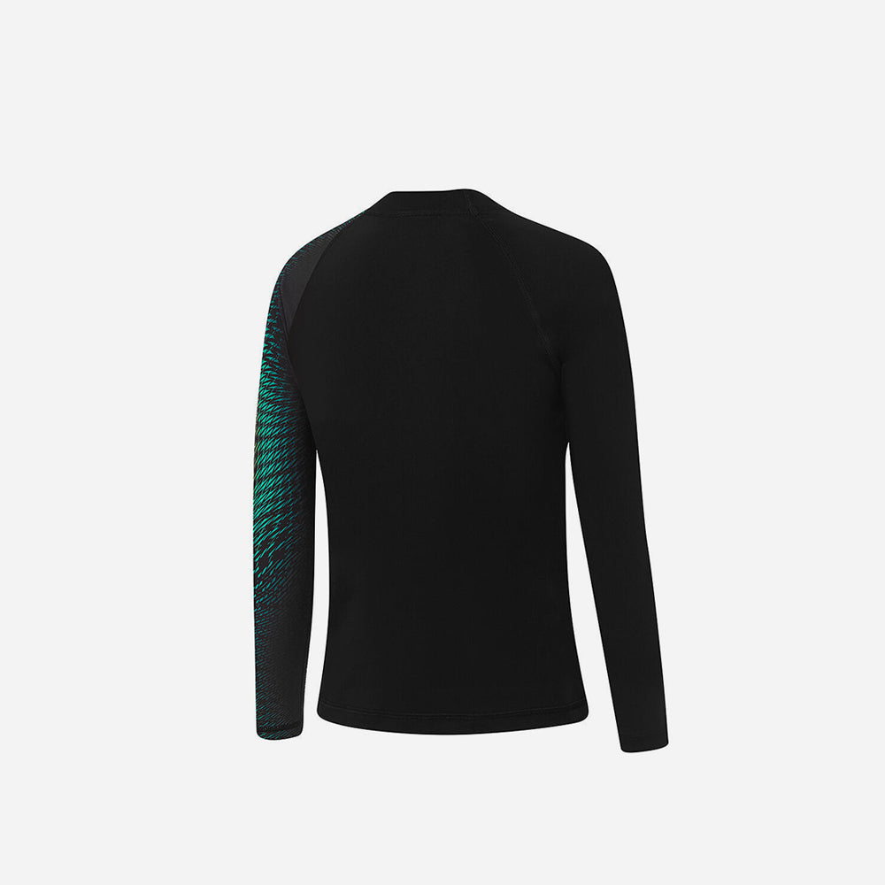 Áo Bơi Chống Nắng Bé Trai Speedo Long Sleeve Tech Panel - Đen - Supersports Vietnam