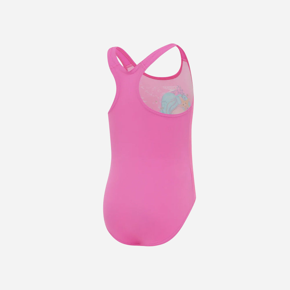 Đồ Bơi Một Mảnh Bé Gái Speedo Digi Printed Swimsuit Pink/Pink - Supersports Vietnam