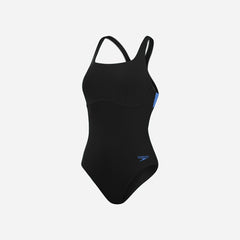 Women's Speedo Support Banded One Piece Swimsuit - Black