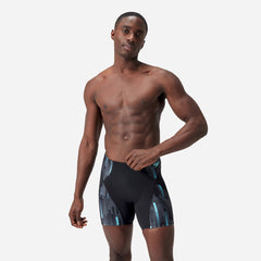 Men's Speedo End+ Max Compress Mid Jammers - Black