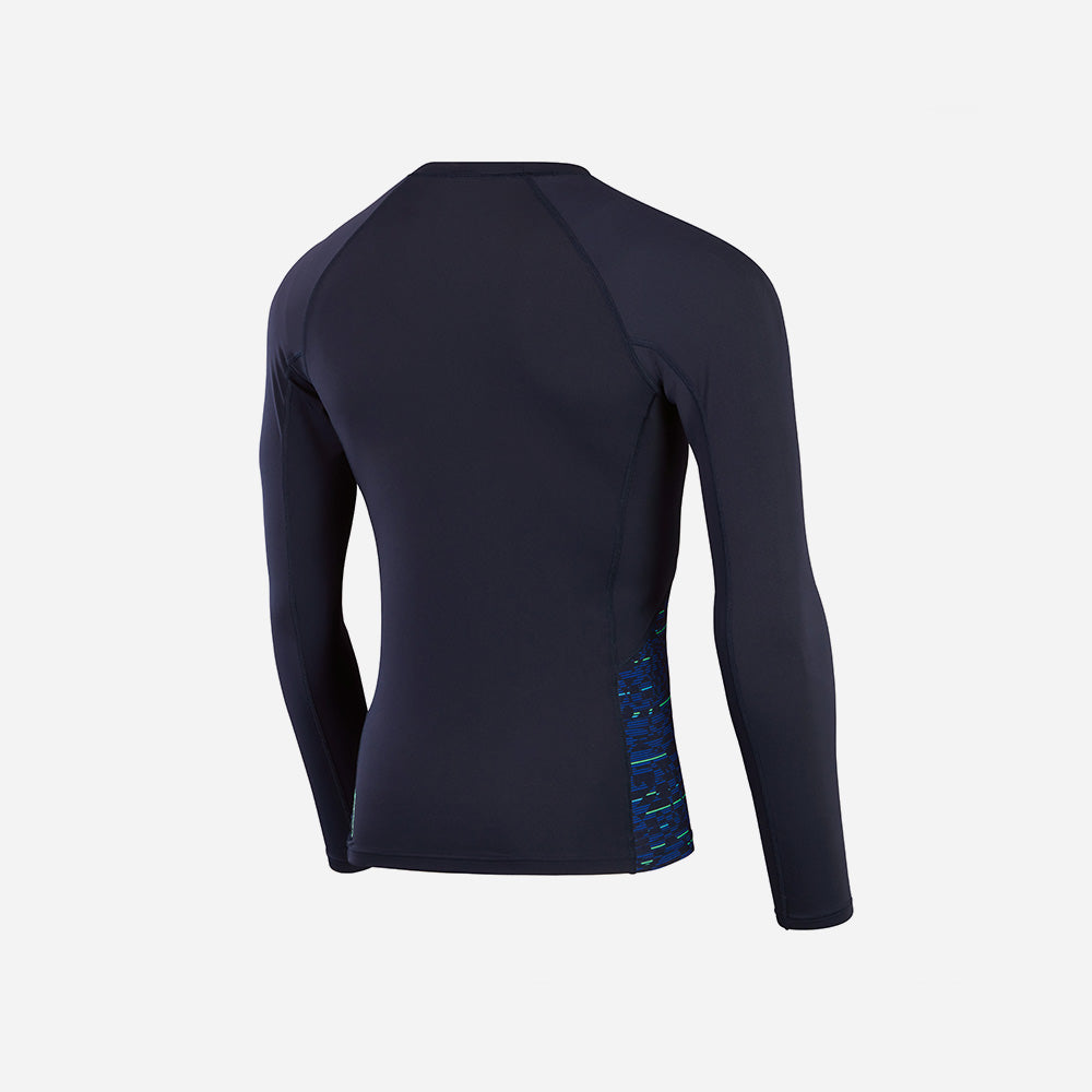 Áo Bơi Chống Nắng Nam Speedo End+ Splice - Xanh Navy - Supersports Vietnam