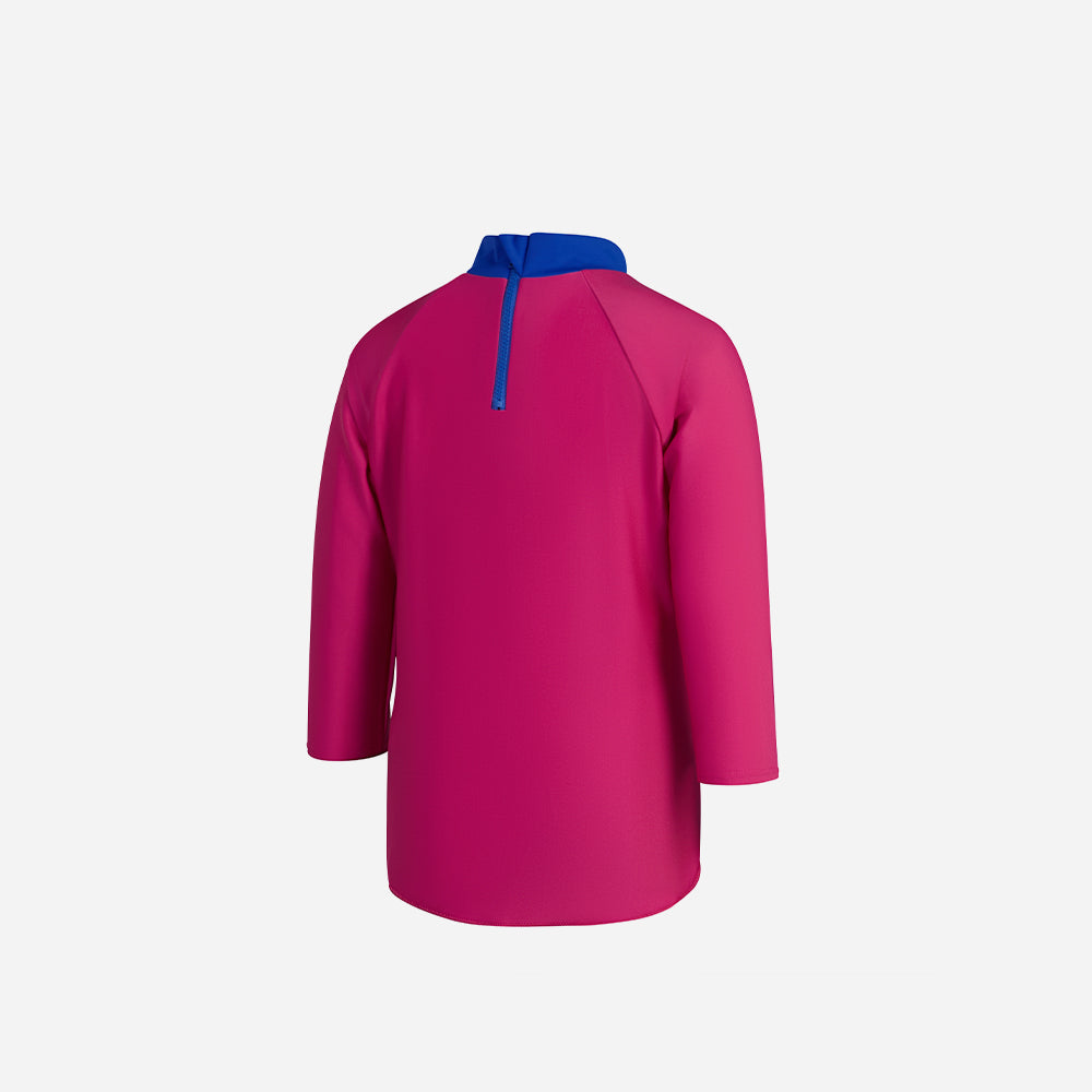 Áo Bơi Chống Nắng Bé Gái Speedo Digital Long Sleeve Rash - Hồng - Supersports Vietnam