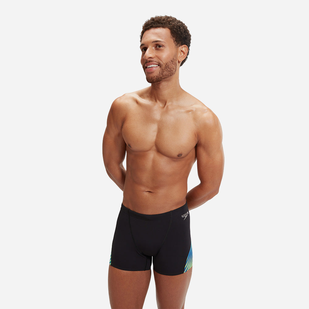 Quần Bơi Nam Speedo Allover Digital V-Cut - Đen - Supersports Vietnam