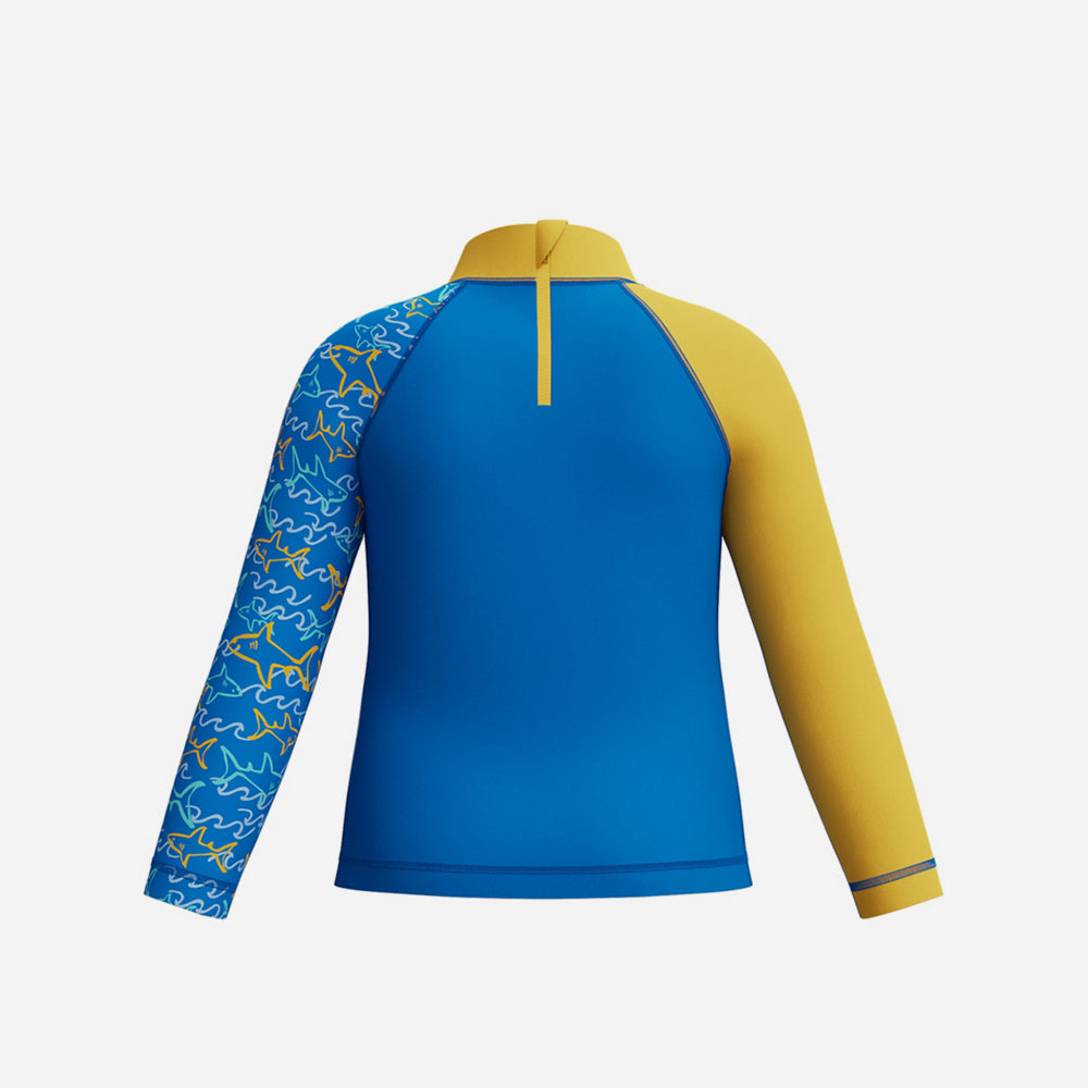 Áo Bơi Chống Nắng Bé Trai Speedo Digital Long Sleeve - Xanh Dương - Supersports Vietnam