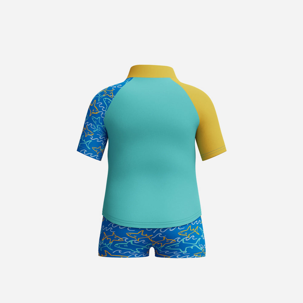 Đồ Bơi Hai Mảnh Bé Trai Speedo Digital Short Sleeve - Nhiều Màu - Supersports Vietnam