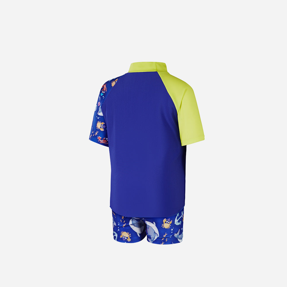 Áo Bơi Chống Nắng Bé Trai Speedo Digital - Xanh Dương - Supersports Vietnam