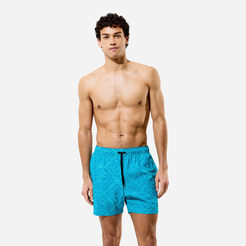 Quần Bơi Nam Speedo Print Redondo Edge 16 Inch - Xanh Dương - Supersports Vietnam