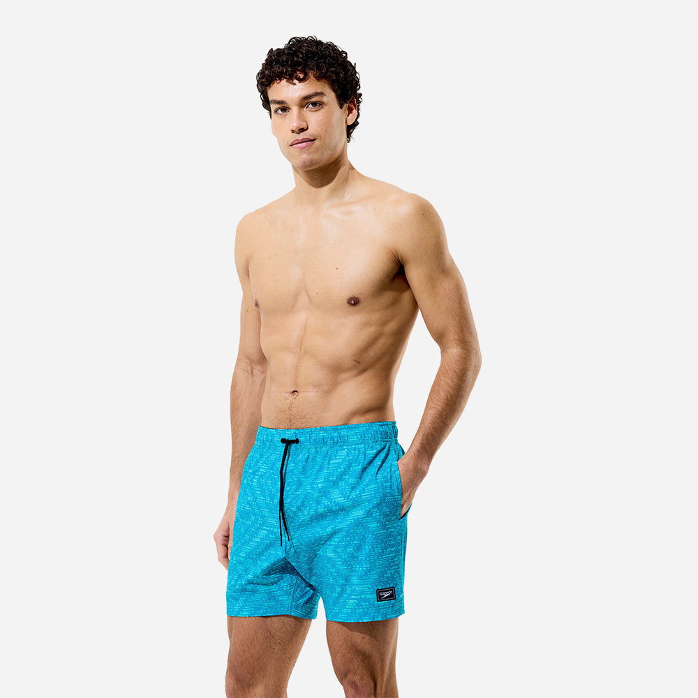 Quần Bơi Nam Speedo Print Redondo Edge 16 Inch - Xanh Dương - Supersports Vietnam