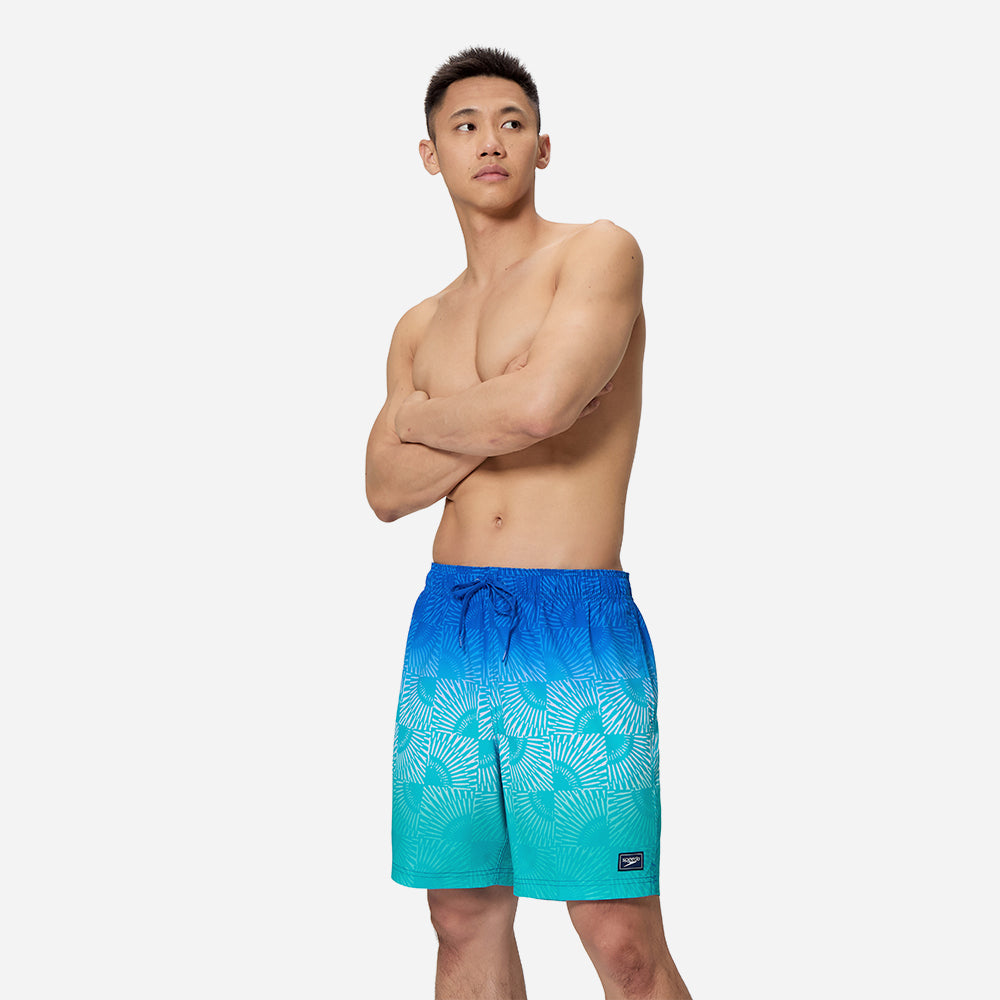 Quần Bơi Nam Speedo Print Redondo Edge Volley 18