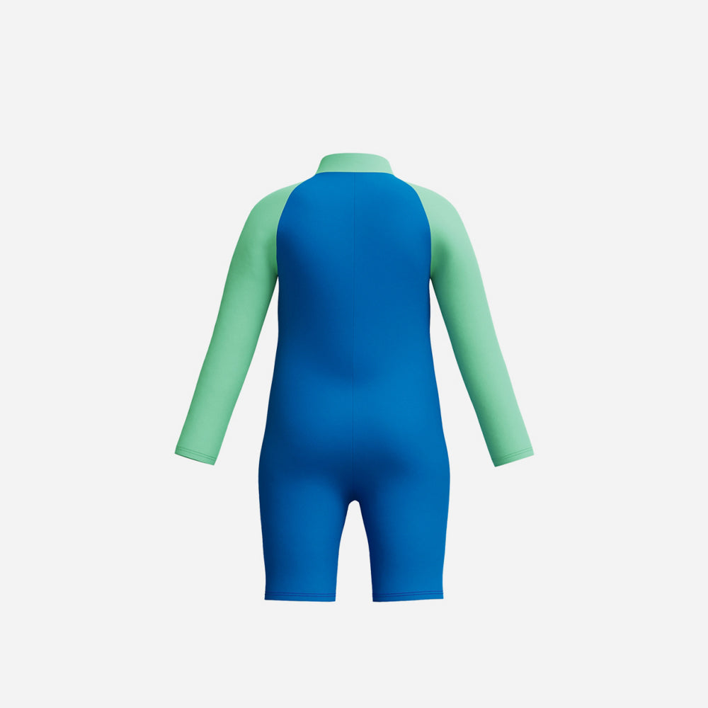 Đồ Bơi Chống Nắng Bé Trai Speedo Long Sleeves Zip - Xanh Dương - Supersports Vietnam
