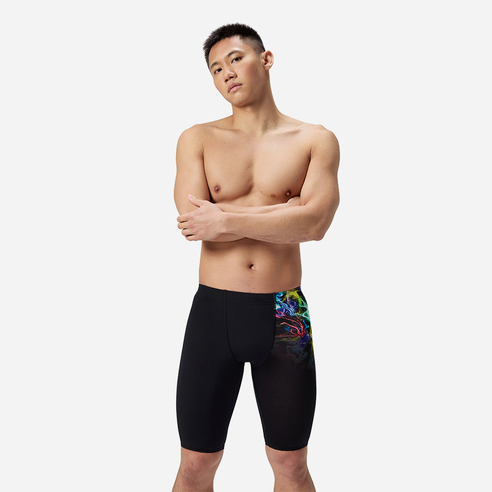Quần Bơi Nam Speedo Ml Placement Printed - Đen - Supersports Vietnam