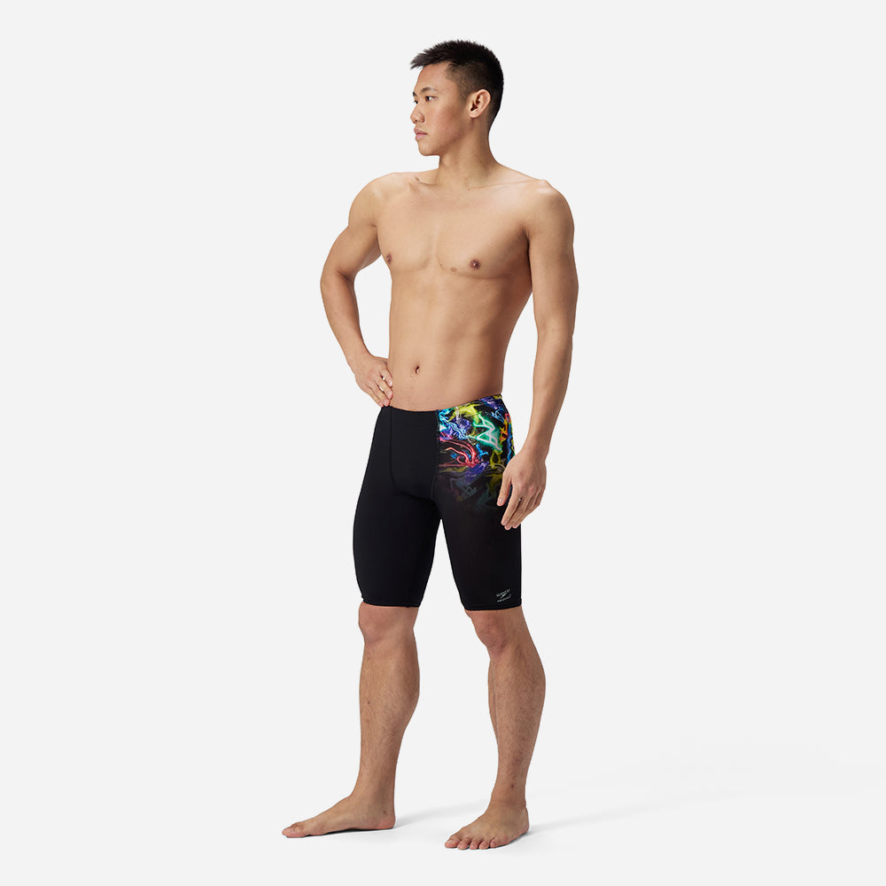 Quần Bơi Nam Speedo Ml Placement Printed - Đen - Supersports Vietnam